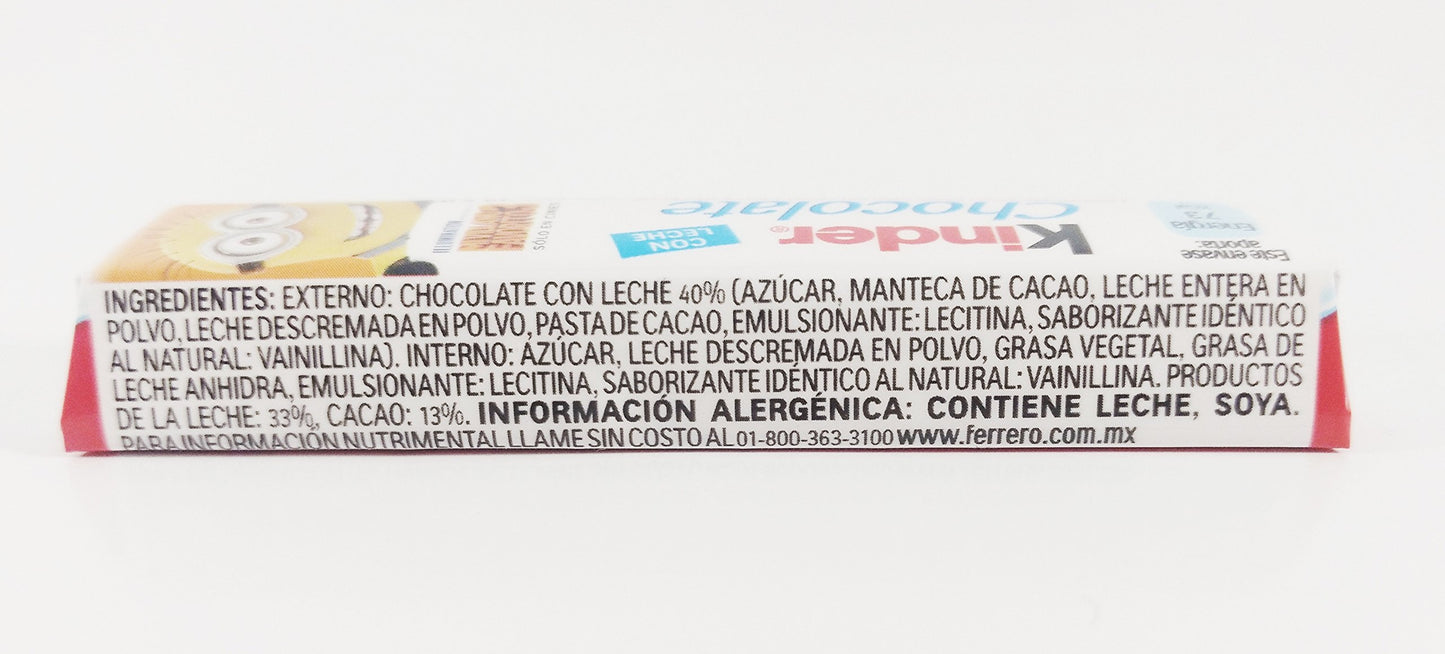 Bocadin Wafer Snack Cookies, 50 Count Authentic Mexican Candy with Free Chocolate Kinder Bar Included