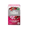 Ahmad Tea Herbal Tea, Rosehip, Hibiscus, & Cherry, 20 ct (Pack of 1) - Decaffeinated & Sugar-Free