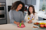 ROLL'EAT ® Boc'n'Roll Fruits | Reusable Sandwich Bag | Sandwich Container | Eco Friendly Food Bag | Reusable and Washable Sandwich Wrap | Watermelon