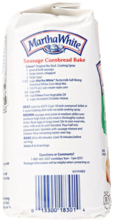 Martha White Self-Rising Buttermilk White Corn Meal Mix, 32 Ounces