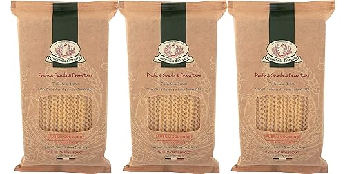 Rustichella d'Abruzzo Fusilli col Buco, 17.6 oz, 3-Pack