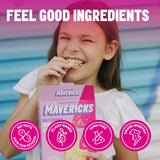 Mavericks Snacks Bolt Cookies Variety Pack - Healthy Plant-Based Snacks for Kids - Low-Calorie Chocolate Chip, Double Chocolate & Birthday Cake