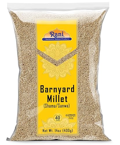 Rani Barnyard Millet (Echinochloa Esculenta Frumantacea) Whole Ancient Grain Seeds 14oz (400g) ~ All Natural | Gluten Friendly | NON-GMO | Kosher | Vegan | Indian Origin | Shama/Sanwa