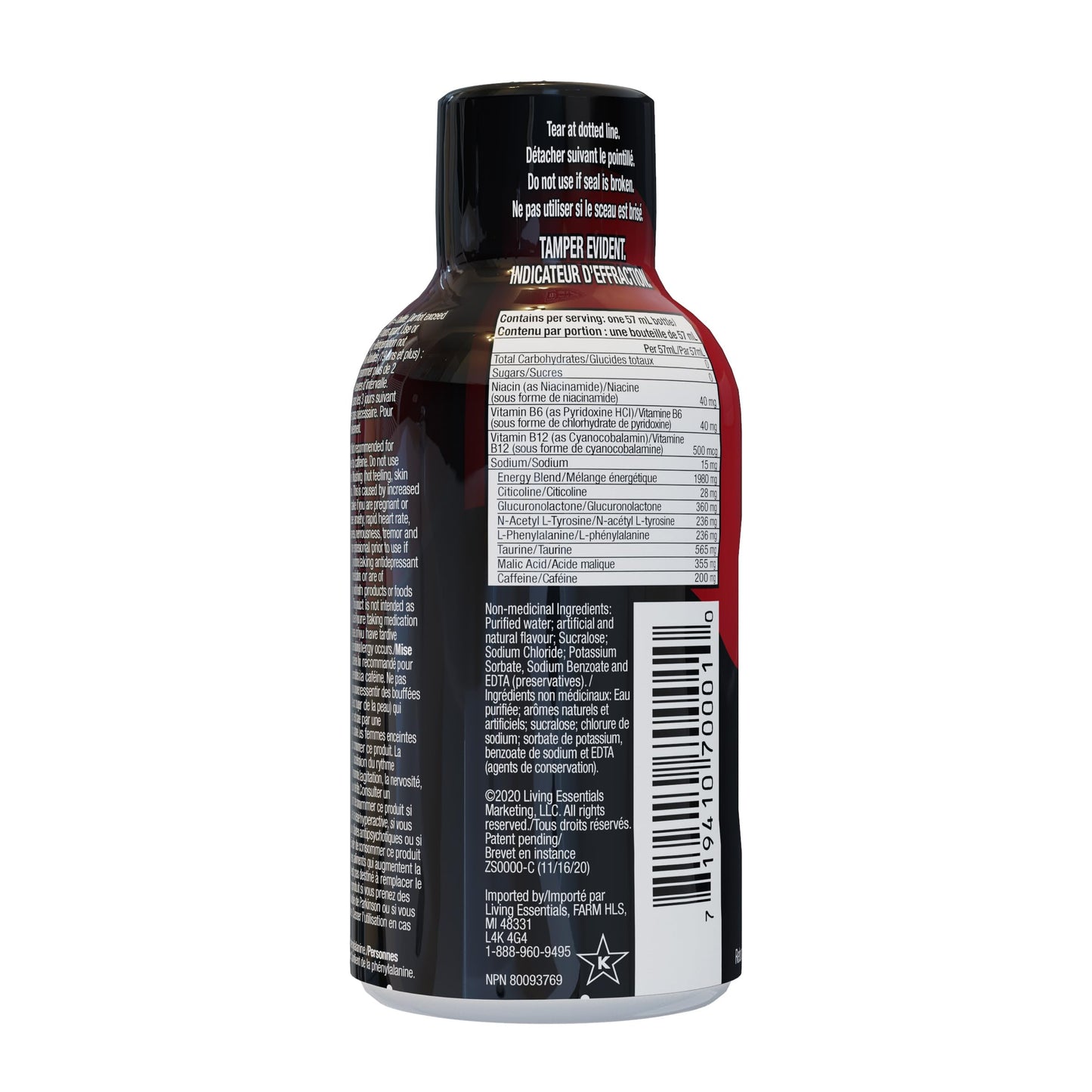 5-hour Energy - Extra Strength - Berry - 1 box of 12 x 57ml bottles