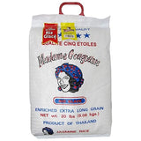 Madame Gougousse Premium 20 lb Jasmine Rice - Aromatic, Long Grain Excellence