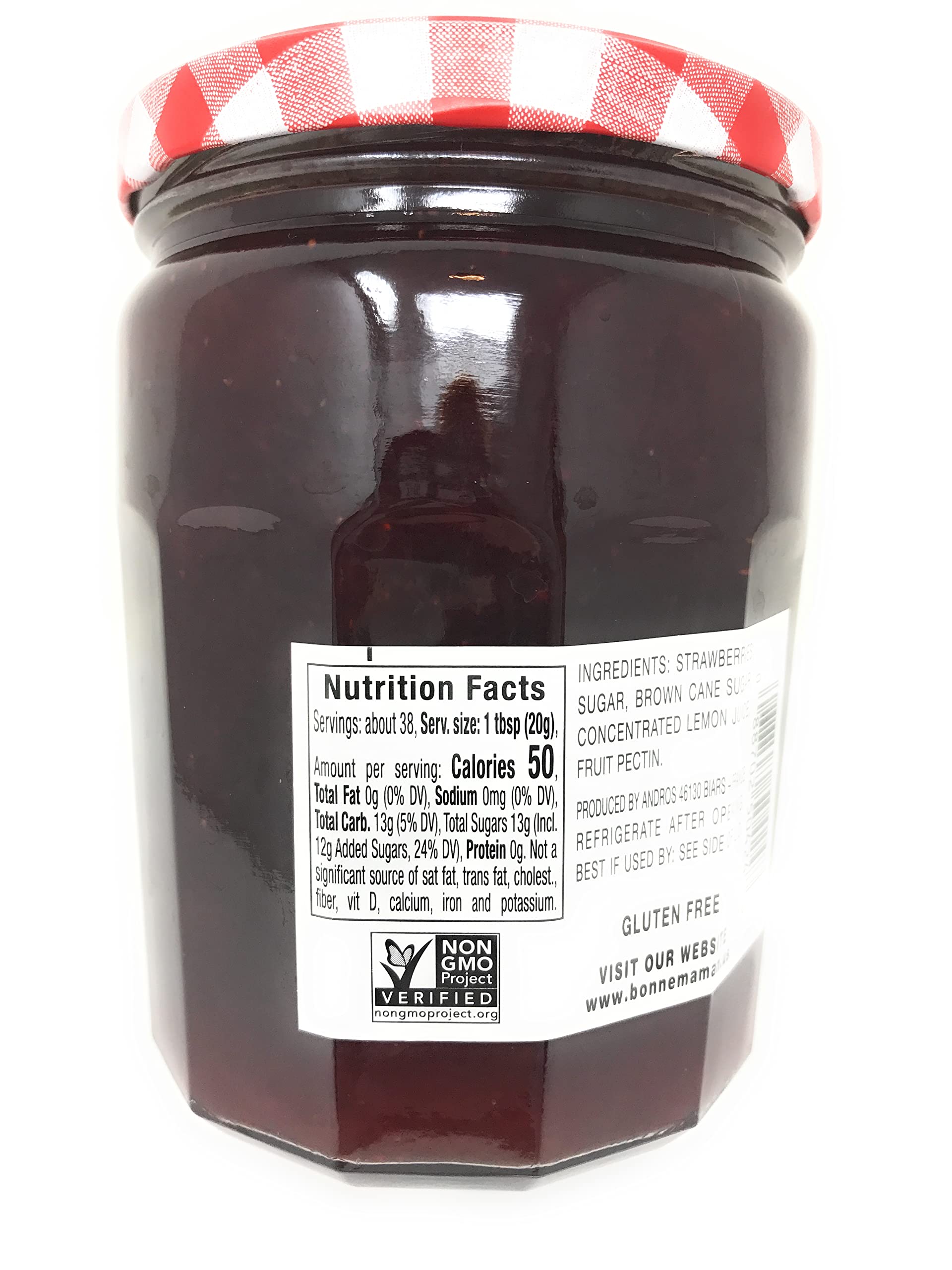 Bonne Maman, Strawberry Preservers Value Size, 26 Ounce