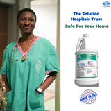 Theochem In-Cide Hospital Grade Disinfectant Spray - EPA Registered Cleaner Kills 99.9% MRSA, H1N1 - Home Office Clinic - Fresh Scent - 1 Gallon +