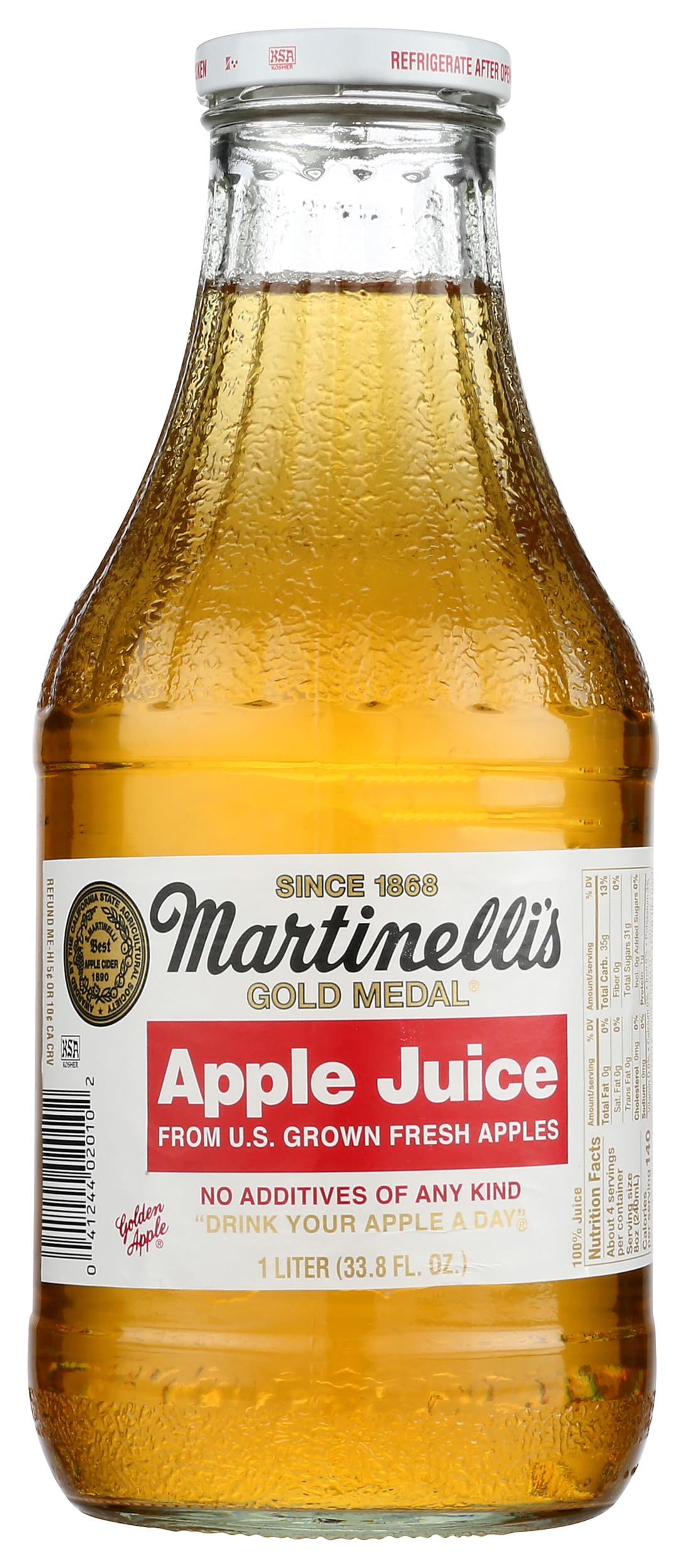 Martinelli's, Apple Juice, 33.8 Fl Oz