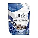 Dark Chocolate Covered Almonds by Lily's Sweets, Made with Stevia, No Added Sugar, Low-Carb, Keto-Friendly Christmas Candy | Fair Trade, Gluten-Free