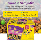 Kar’s Sweet and Salty Trail Mix - 40-Pack Trail Mix Individual Packs 2oz - Gluten-Free Trail Mix Bulk - Rich Source of Protein - Sweet and Salty