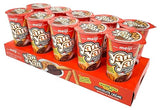 MEIJI Yan Yan Dipping Sticks, Chocolate Crème - 2 oz, Pack of 10 - Cracker Sticks with Fun Animals Phrases