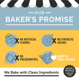 Dewey's Bakery Meyer Lemon & Triple Ginger Moravian Style Thin Cookies Variety Pack, Bakery Fresh with Real Simple Ingredients, Low Calorie Snack, No