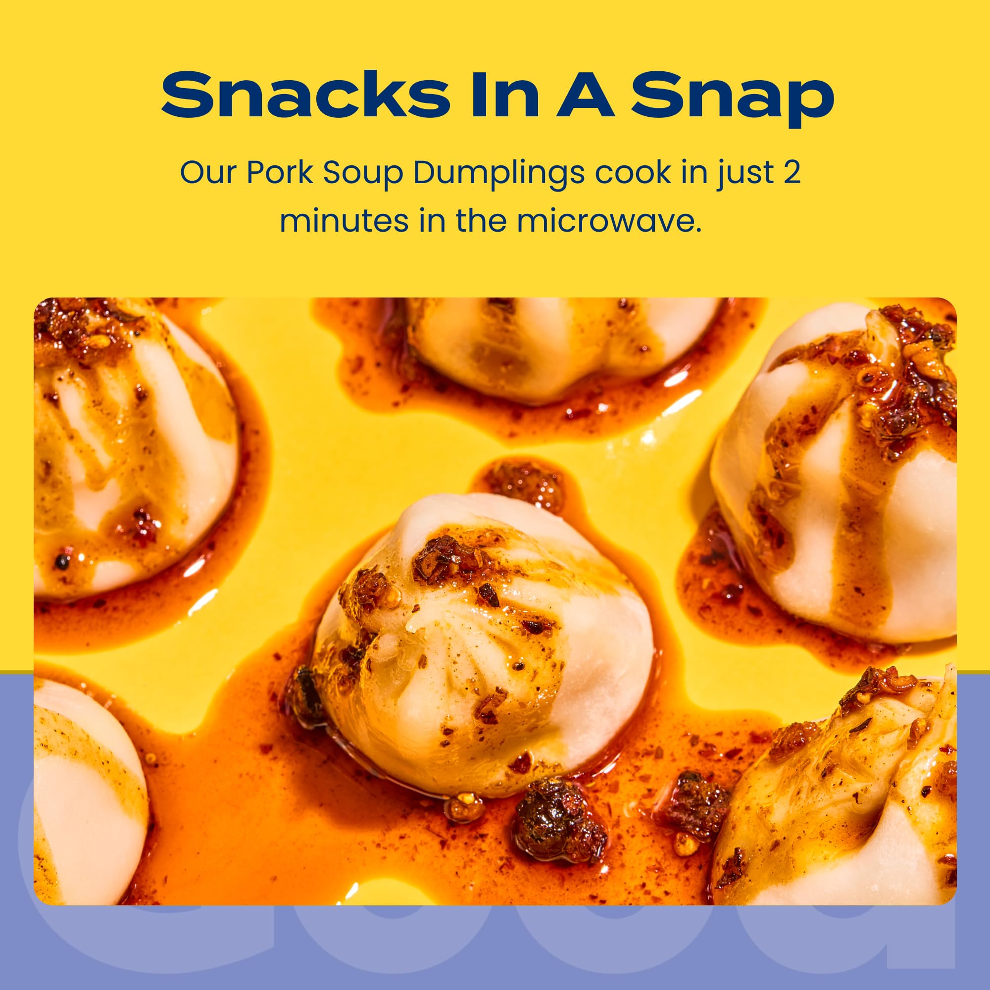 Feel Good Foods Pork Soup Dumplings Frozen - Gluten Free Dumplings with Savory Broth, Scallions and Ginger, Snacks & Appetizers, 6 Ounce