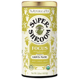 The Republic of Tea SuperShroom Focus Lion’s Mane Green Tea, Organic Peppermint and Lemon Blend, Naturally Caffeinated, Unbleached Tea Bags in