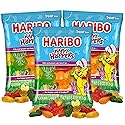 Haribo Happy Hoppers Easter Gummies, Assorted Fruit Flavored Candy, Basket Stuffers, 4 Ounces (Pack of 3)