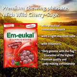 Em-eukal Gummidrops Composition of Juicy-Fruity Wild Cherry and Fresh Sage - Chewing Pleasure in a Class of its Own,90 g.(Pack of1)