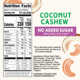 Cascadian Farm, Granola Coconut Cashew No Added Sugar, 11 Ounce