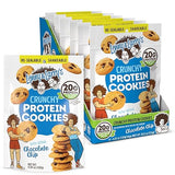 Lenny & Larry's The Complete Crunchy Cookie, Chocolate Chip, 6g Plant Protein, Vegan, Non-GMO, 4.25 Ounce Pouch (Pack of 6)