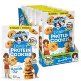 Lenny & Larry's The Complete Crunchy Cookie, Chocolate Chip, 6g Plant Protein, Vegan, Non-GMO, 4.25 Ounce Pouch (Pack of 6)