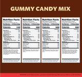 Gummy Candy Mix | 2-Pound Bag | Chewy Candy | Sour Gummi Bears | Puffy Gummies | Watermelon Wedges | Bulk Gummies for Buffets, Party Favors and Goodie