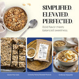Laura's Gourmet Granola Honey Roasted Peanut Crunch, 2 lb, Gluten-Free Oats, Vegetarian, Dairy & Soy Free Snack, Organic Honey Roasted Peanuts