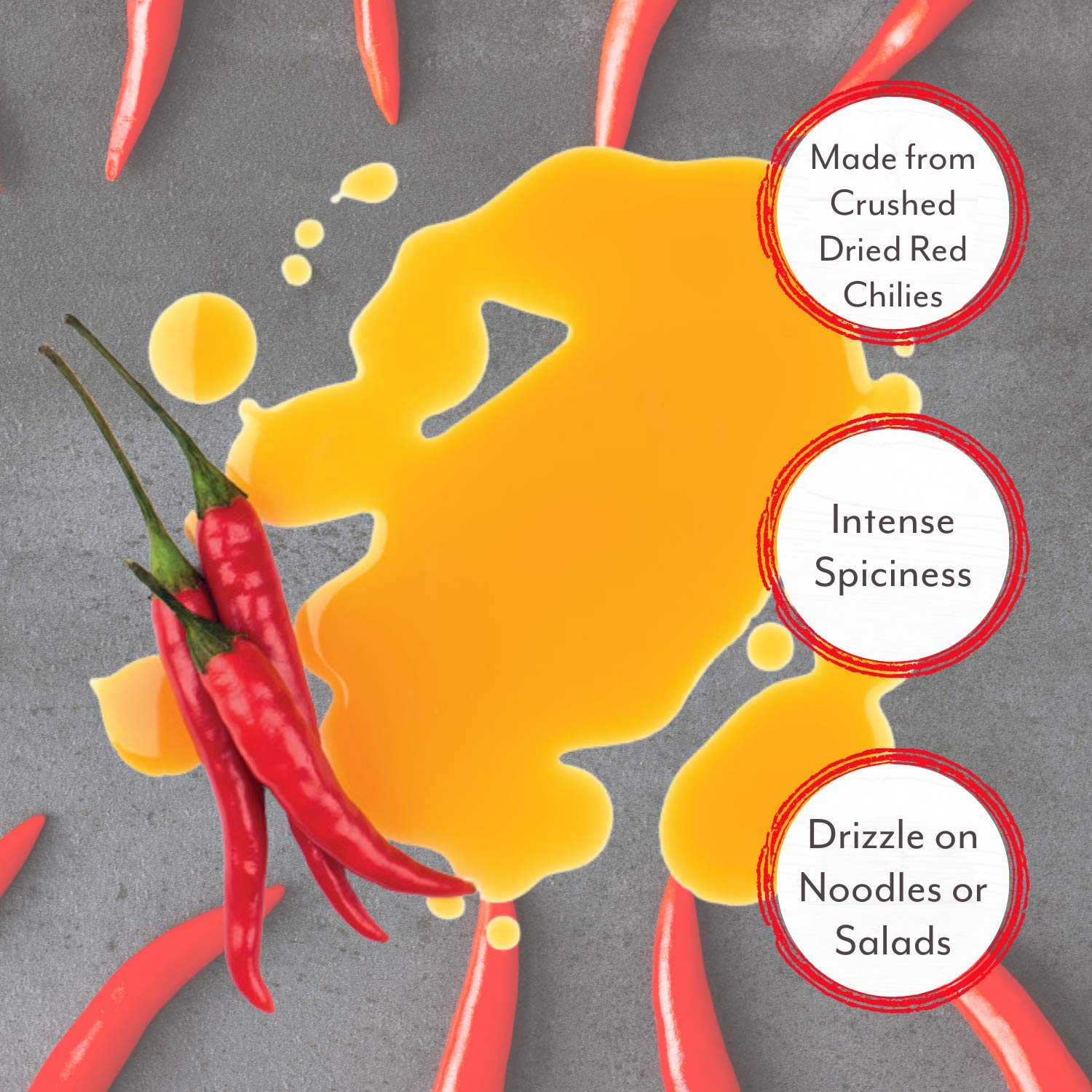 Roland Foods Hot Chili Infused Oil, Specialty Imported Food, 1 Gallon