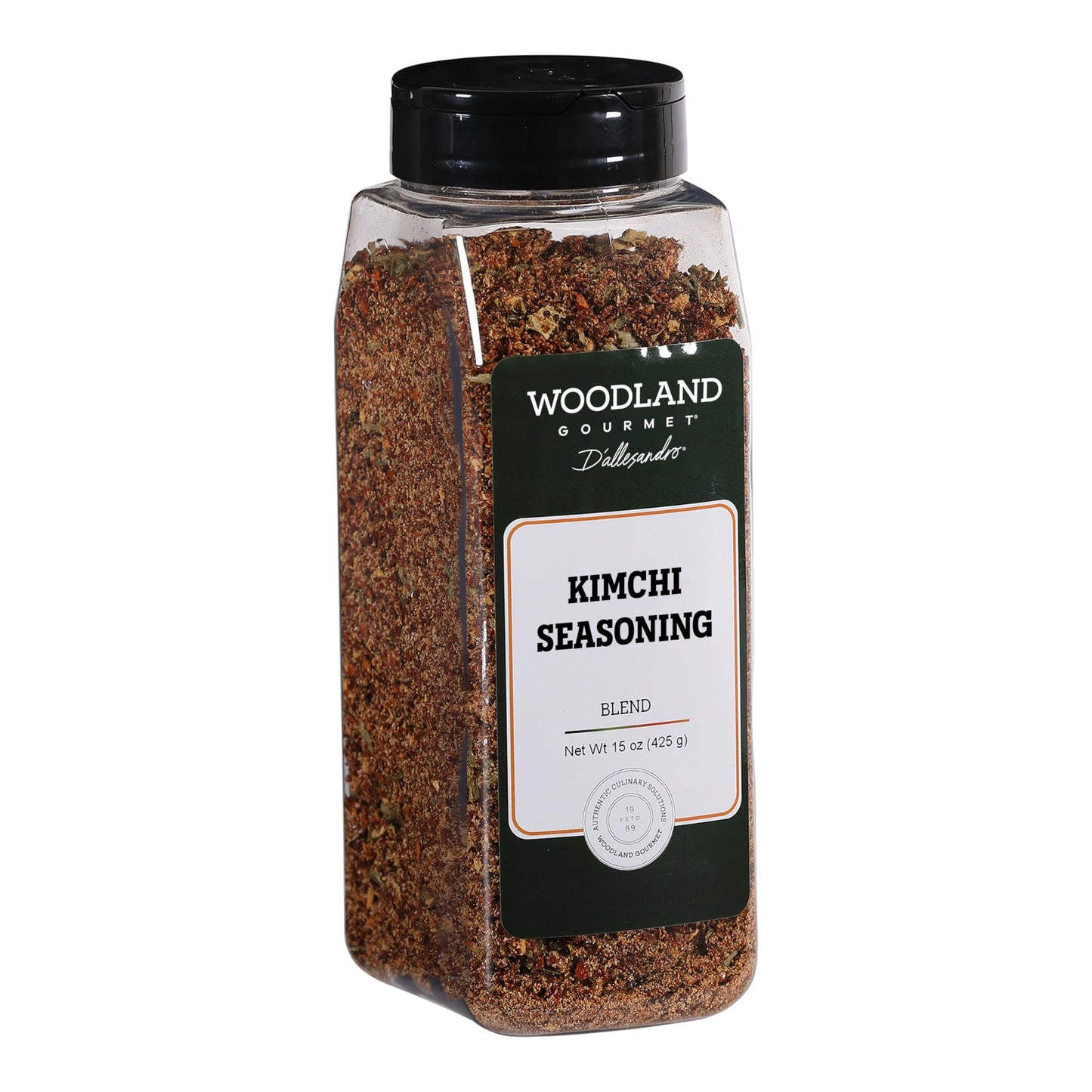 Kimchi Seasoning, 15 oz - Korean Kimchi Spice Mix with Gochugaru, Garlic & Rice Flour - Homemade Fermented Cabbage & Korean Chili Blend, by Woodland