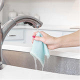 ELYN Swedish Dishcloths, Reusable & Washable Sponge Cloths, Absorbent Cleaning Paper Towels for Kitchen, Dishes, Counters and More, 5 Pack, Assorted