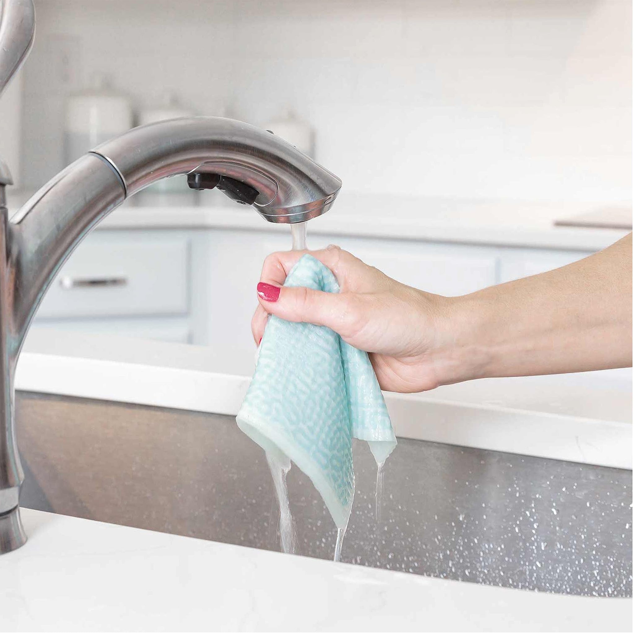ELYN Swedish Dishcloths, Reusable & Washable Sponge Cloths, Absorbent Cleaning Paper Towels for Kitchen, Dishes, Counters and More, 5 Pack, Assorted