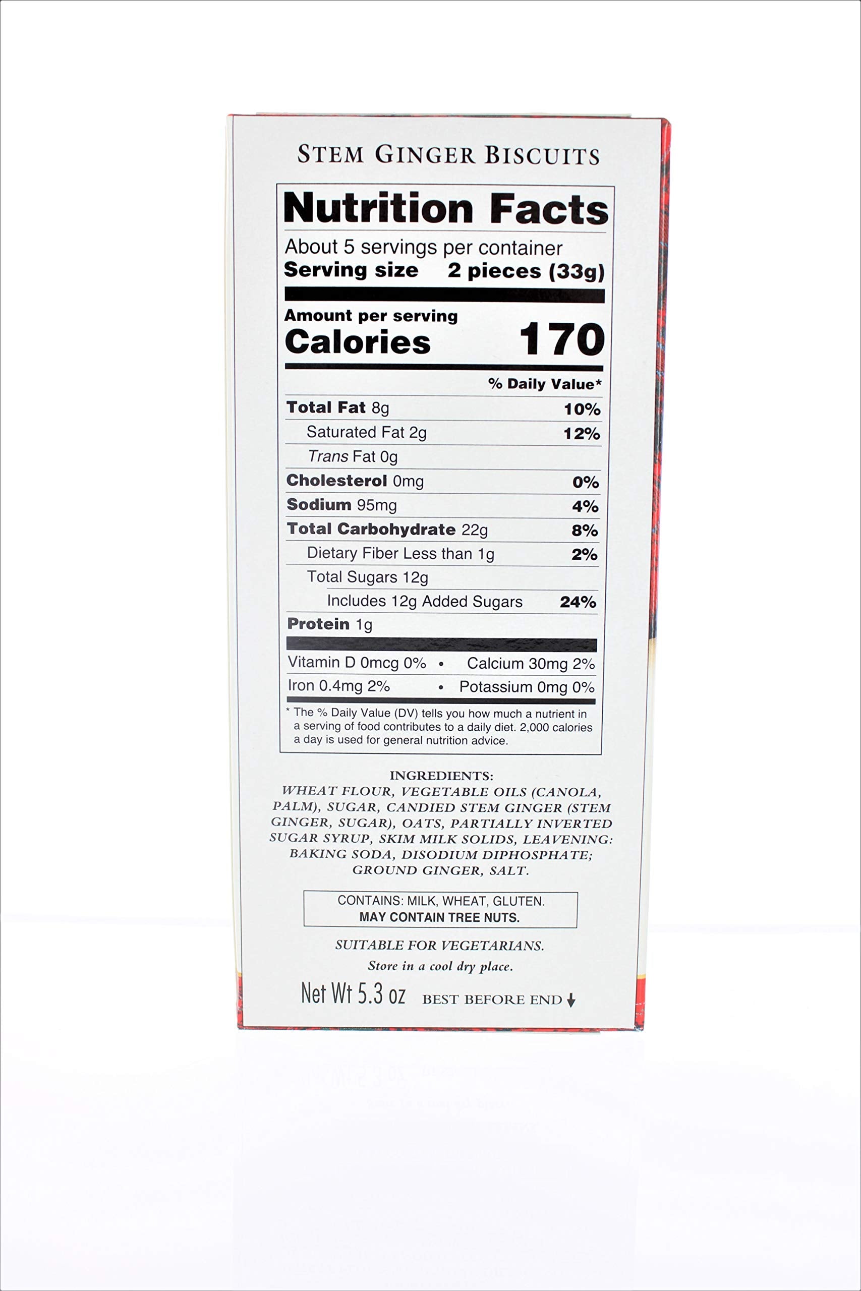 Walkers Stem Ginger Cookies - 5.3 oz - 2 pk