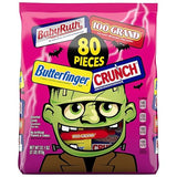 Butterfinger, CRUNCH, Baby Ruth, 100 Grand Fun Size, Assorted Candy Bars, Great for Sharing, Bulk 80 Count Pack, 32.1 oz