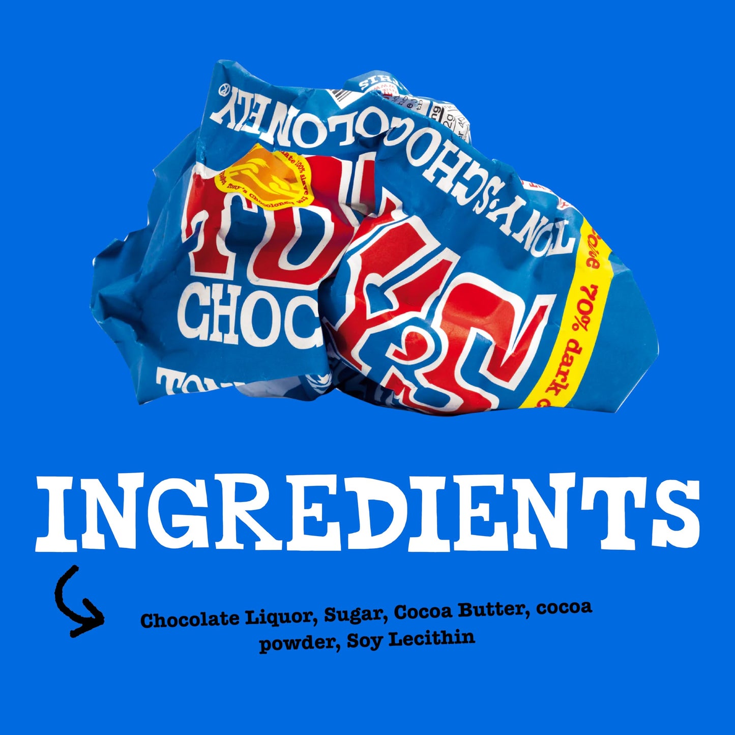 Tony's Chocolonely - 70% Dark Chocolate Bar - Belgium Chocolate, No Artificial Flavoring, Fairtrade & B Corp Certified - 6.35 Oz