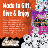 Palmer Milk Chocolate Assortments, Crisp and Crunchy Candy, Individually Wrapped Halloween Pieces, Making Candy Fun Since 1948 (1 Pound, Monster