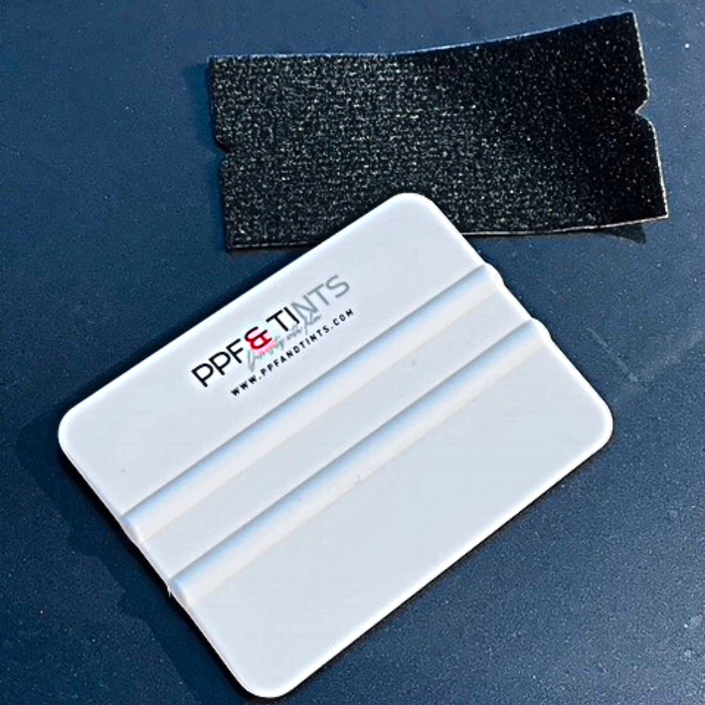 RimPro-Tec® PPF&TINTS® Window Film and Wrapping Squeegee Tool, for Paint Protection Films, Window Tints, and Vinyl Wraps, also used for Scraper