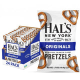 Hal's New York Baked Pretzels, Originals, 2 Oz (Pack of 24)