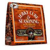 Hi Mountain Jerky Seasoning and Cure Kit | TURKEY BOURBON BLEND Jerky Seasoning | Perfect for Turkey, Chicken, Poultry, Beef & Wild Game | For Smoker