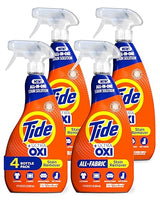 Tide Laundry Stain Remover with Oxi, Rescue Clothes, Upholstery, Carpet and more from Tough Stains, Stain Treater, 22 Fl Oz (Pack of 4)