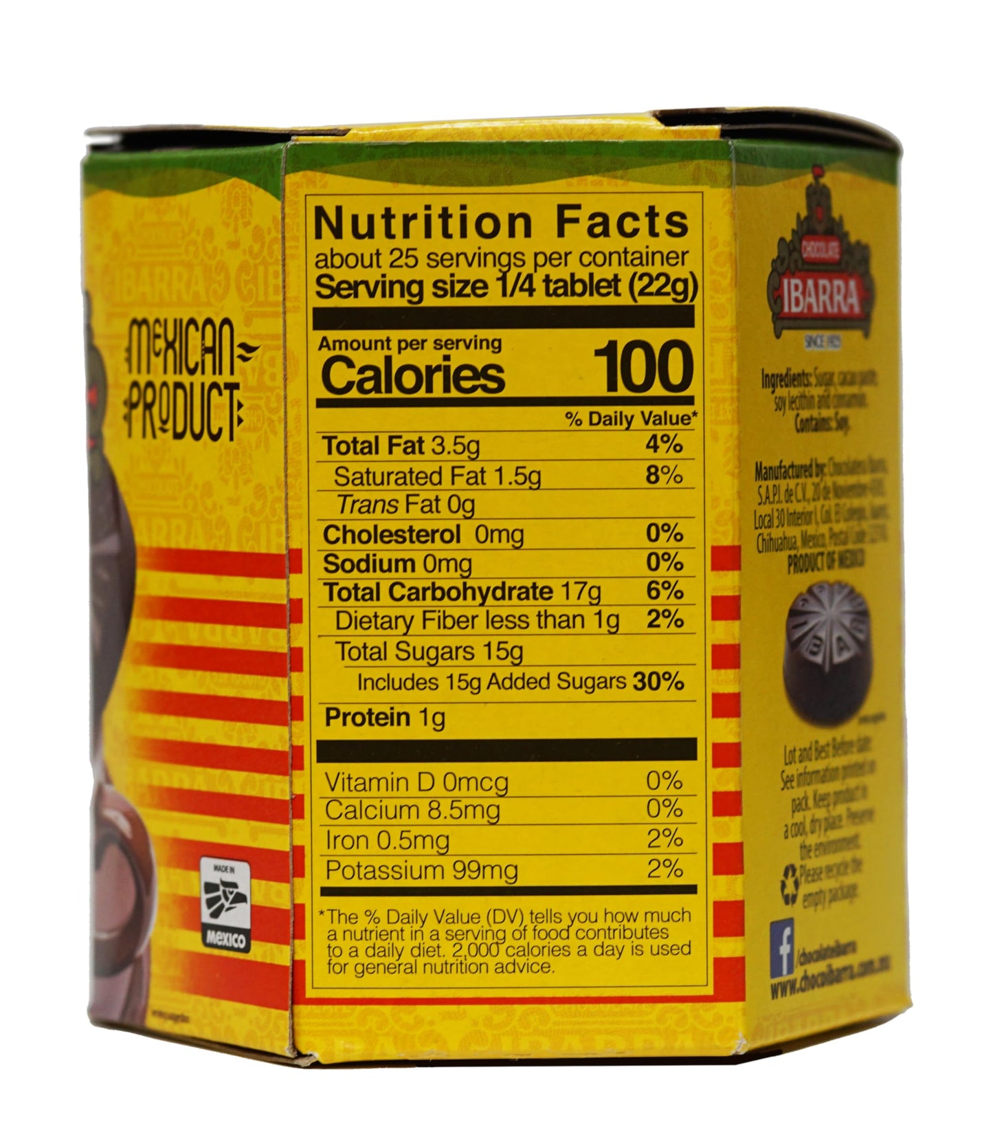Ibarra Mexican Chocolate, Boxes, 18.6 oz