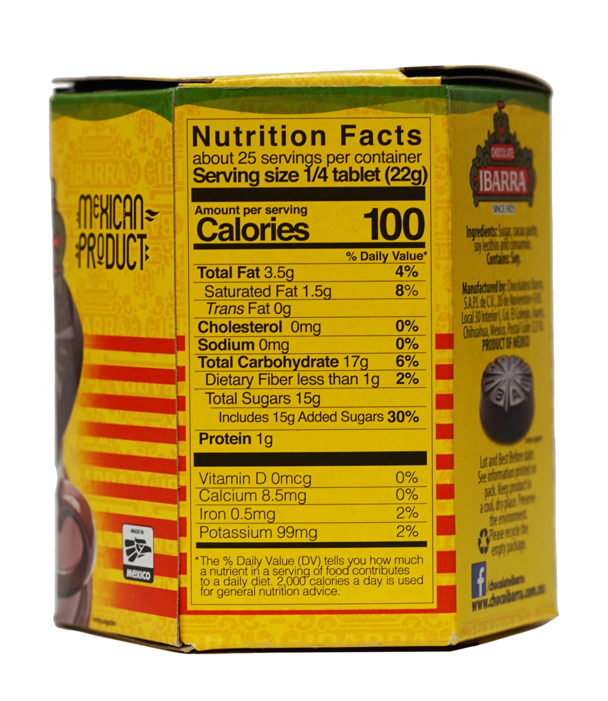Ibarra Mexican Chocolate, Boxes, 18.6 oz