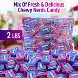 Bulk Candy 2lbs Pack - Mini Boxes Grape and Strawberry Hard Candy, Candy Mini Boxes - Delicious Individually Wrapped Candy for Easter, Kids, Office