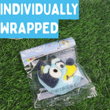 Bluey Candy Jumbo Marshmallows, Sugar Coated Treats, Individually Wrapped Pieces, 4 Count Box