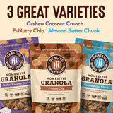 Healing Home Foods Cashew Coconut Crunch, Gluten Free Granola Mix Made with Coconut, Cashews & Almonds, Nut Granola Clusters for Yogurt, Cereal