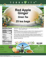 Red Apple Ginger Green Tea (25 tea bags, ZIN: 541657)