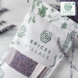 SPICES VILLAGE Dried Lavendar, Dried Lavender Buds, 2 oz, Herbal Tea, Potpourri, Wedding Confetti, Pillow - Kosher, Gluten Free, Vegan, Non GMO