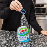 Libman Iluma Glass & Mirror Cleaner | Household Cleaning Products | Cleaning Supplies | Refillable Bottle | Glass Cleaner Spray | 24 fl oz Window