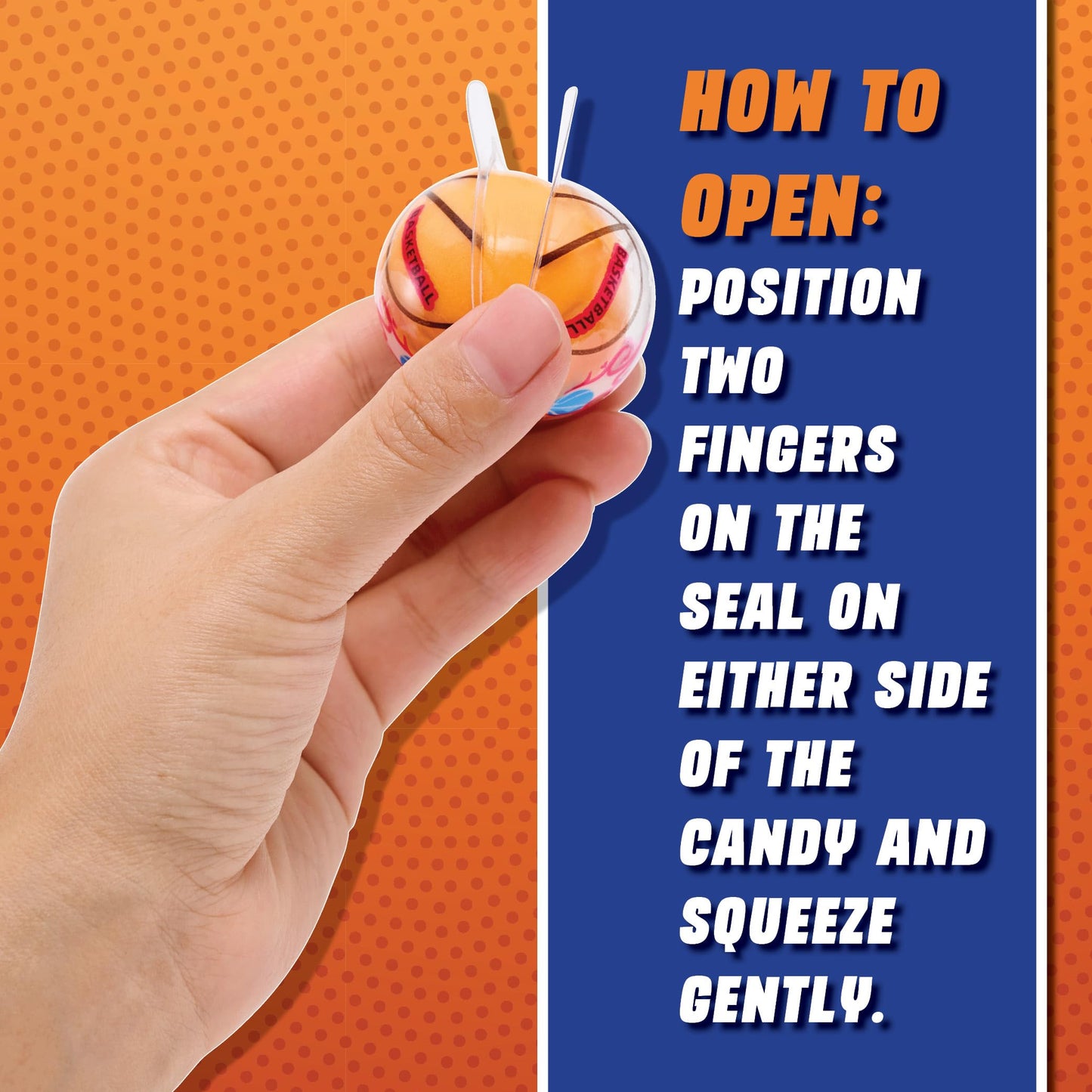 30 Basketball Candy Gummy Balls with Orange Flavored Jelly Filling, Perfect as Basketball Party Favors or Basketball Goodie Bag Fillers, By 4YoreElves