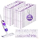 42 Pack Disposable Power Mop Pads for Swiffer PowerMop, 5X Power Mop Refills for Cleaning, 14-Layer Unscented Thickened Multi-Surface Replacement