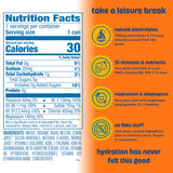 Leisure Hydration Non-Carbonated Electrolyte Refresher, Tropical Mango Flavor - Low Sugar Nutrient Enhanced Water Beverage - Get The Best Hydration