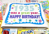 RETRO CANDY YUM ~ 1935 91st Birthday Gift Box of Nostalgic Retro Candy Mix from Childhood for 91 Year Old Man or Woman Born 1935