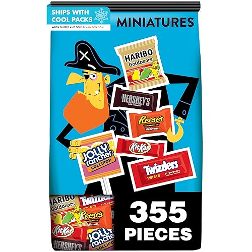 HERSHEY'S Milk Chocolate Miniatures, 101.04 oz (355 Count)